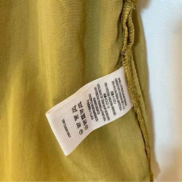 NWT Free People Dance the Night Away Yellow Velvet Wrap Skort Short SZ 4 Ret.$78 - Picture 9 of 9